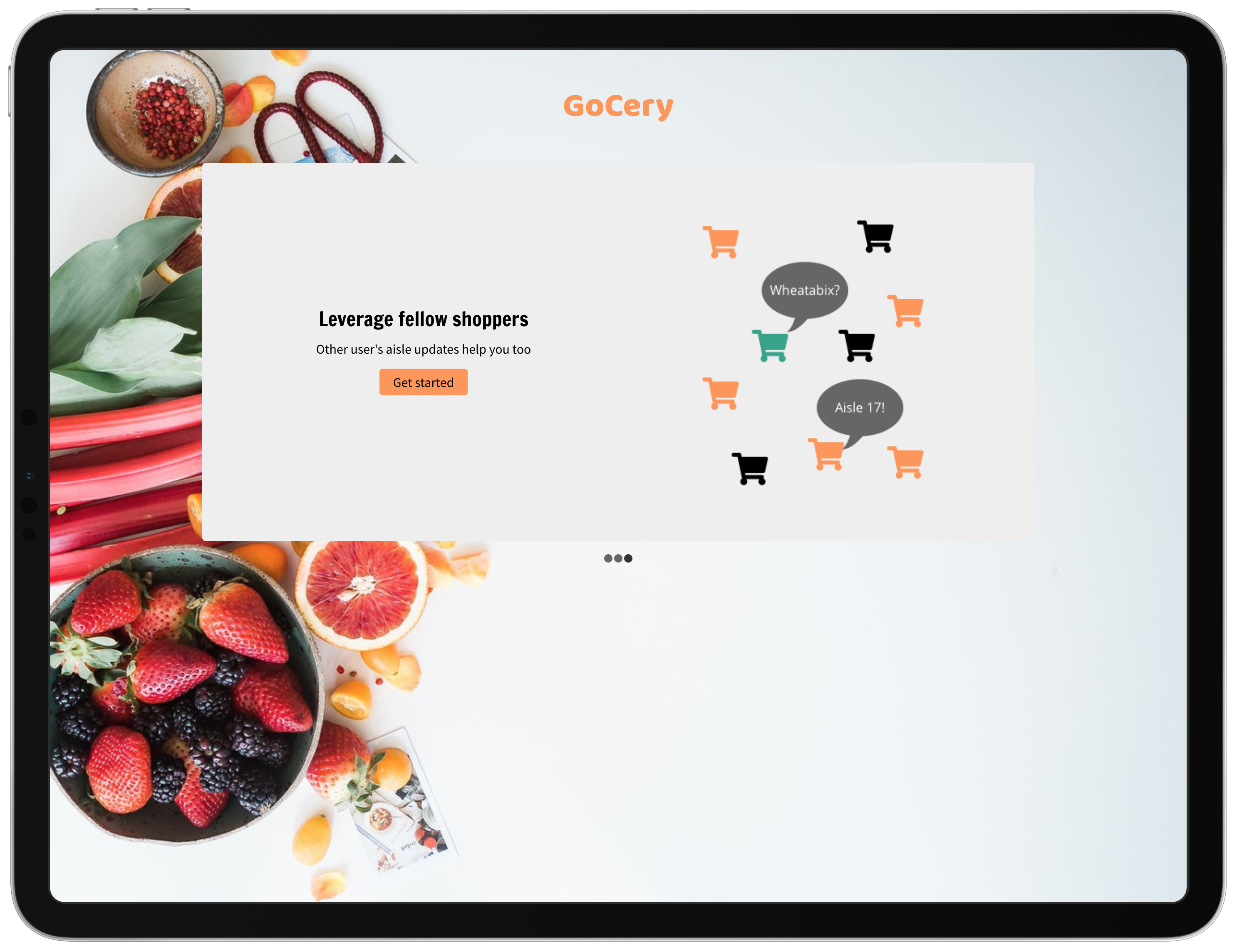 Screenshot of GoCery